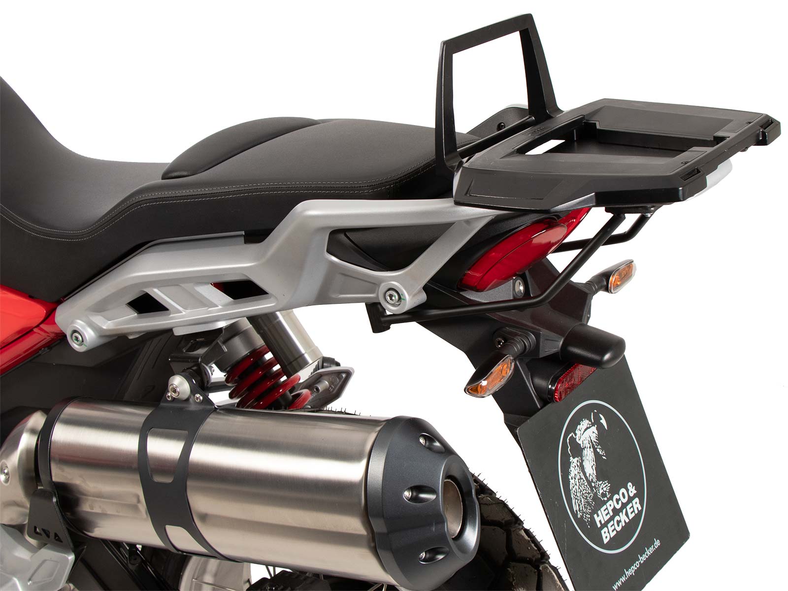 Alurack Topcaseträger für Moto Guzzi V85 TT (24-) Hepco & Becker