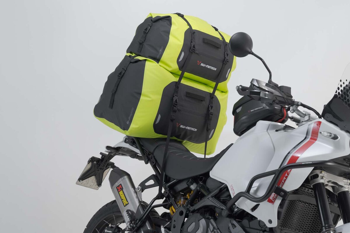 SW-Motech Drybag 350 Hecktasche für Yamaha MT-03 ABS, signalgelb / grau