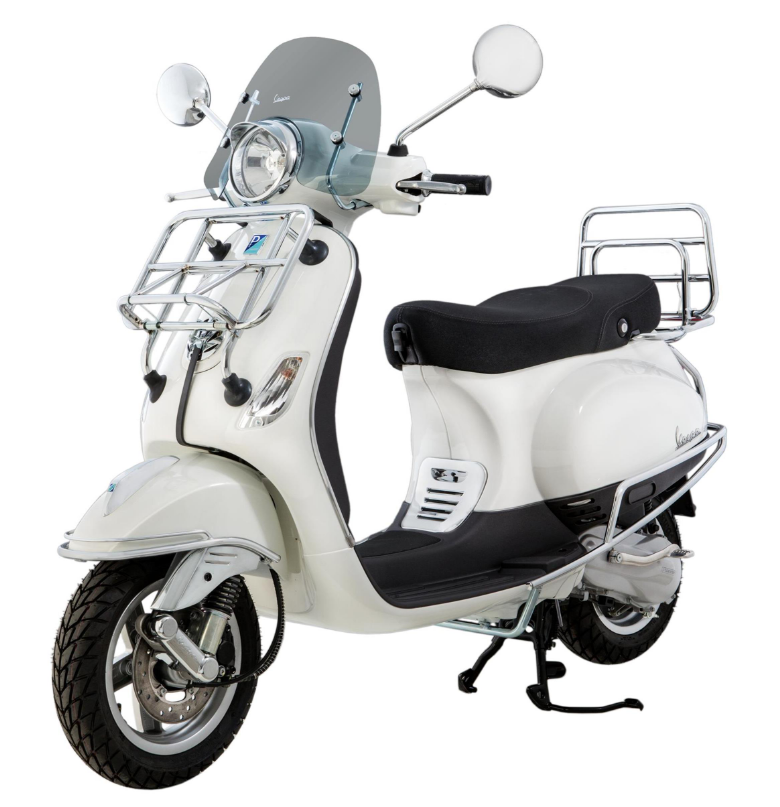 Gepäckbrücke hinten für Vespa LX/​LXV/S 50-150ccm, chrom
