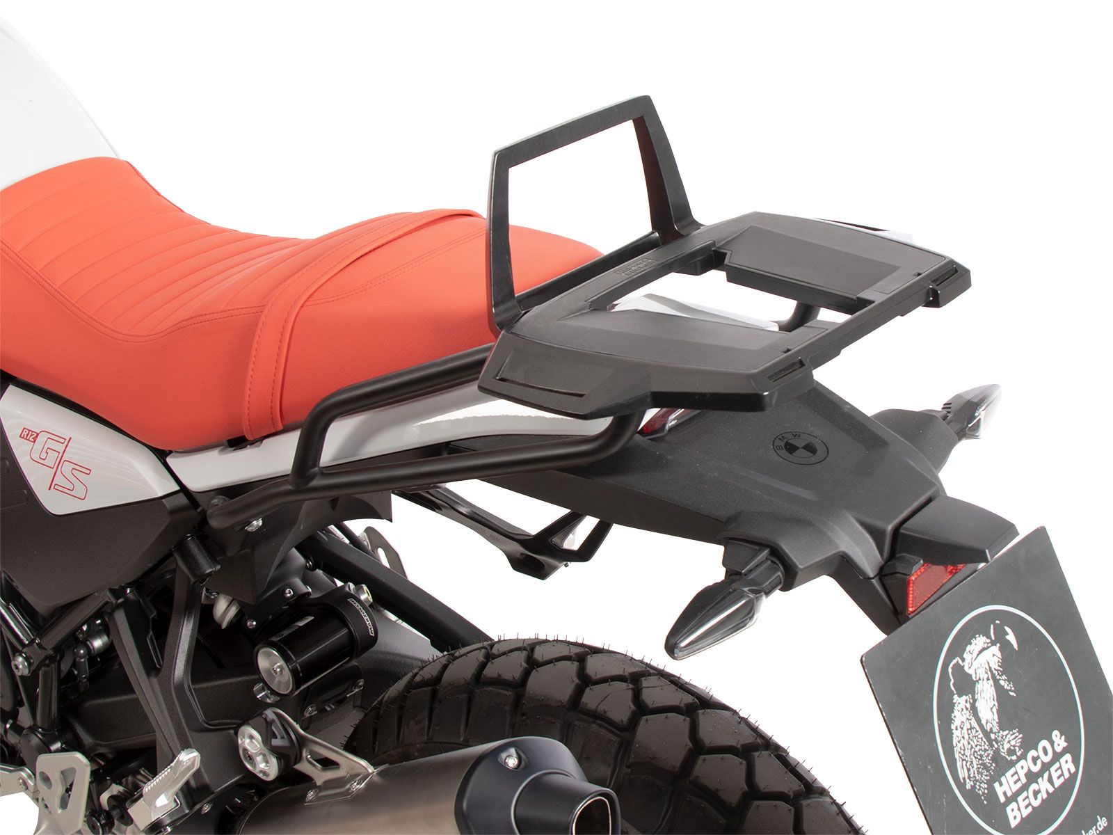 Alurack Topcase-Träger schwarz für BMW R 12 G/S (25-) Hepco & Becker