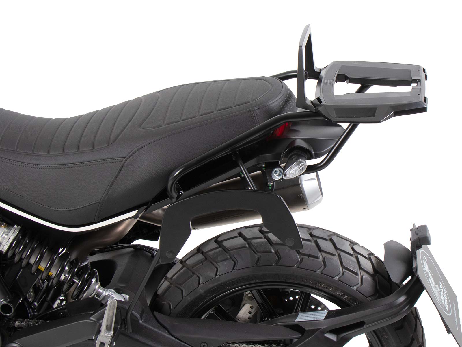 Alurack Topcaseträger schwarz für Ducati Scrambler 1100 Dark Pro /Pro /Sport Pro (21-24)