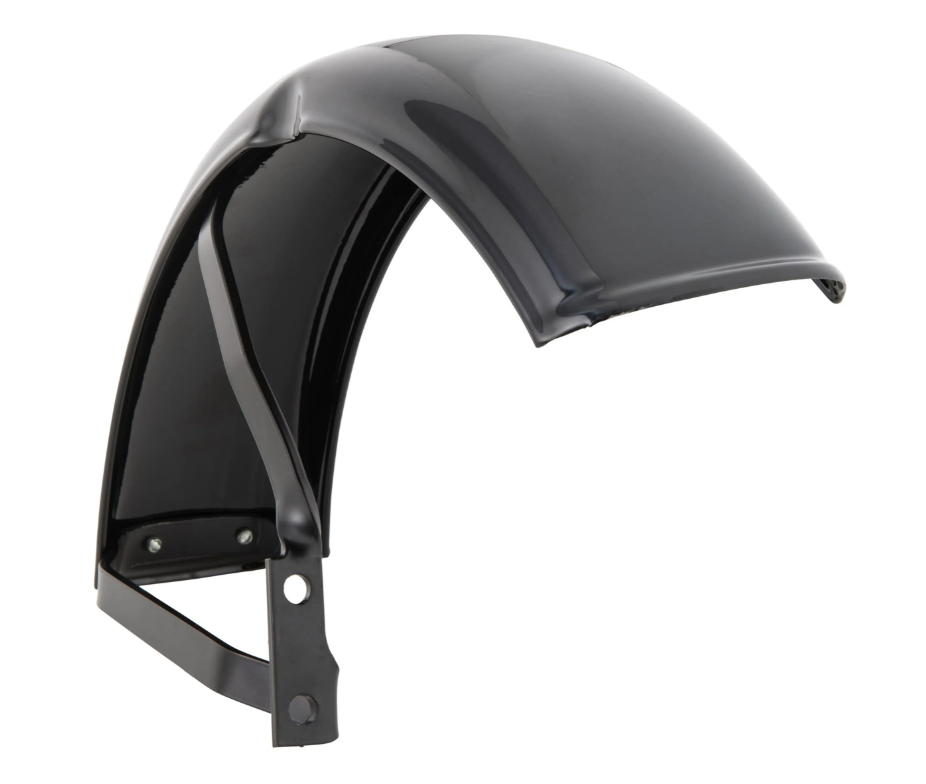 Kotflügel Garelli für Vespa PX 80-200ccm, Metall, schwarz glänzend