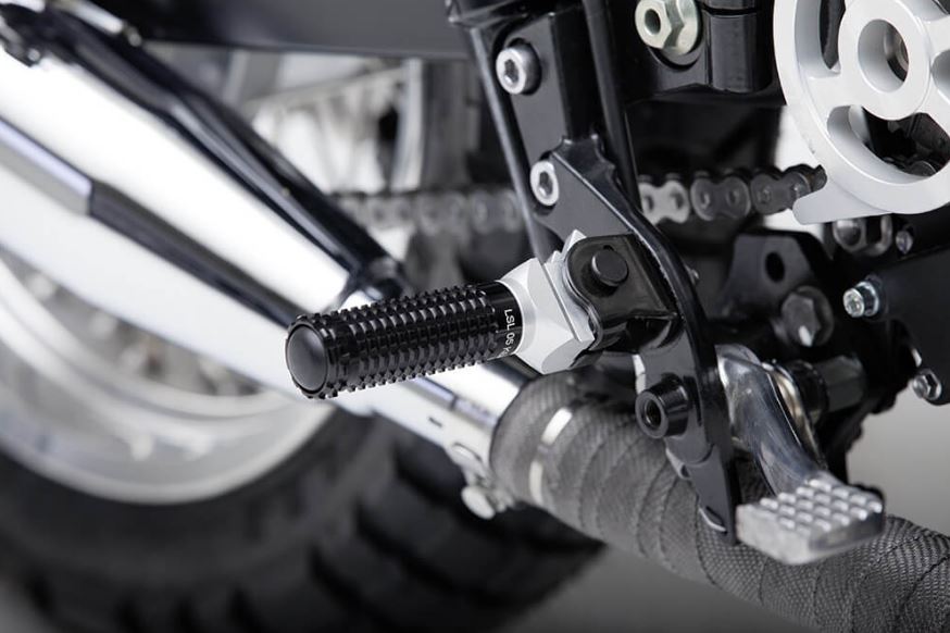 LSL "Extreme" Fußrasten schwarz für Triumph Bonneville / Scrambler (05-15)