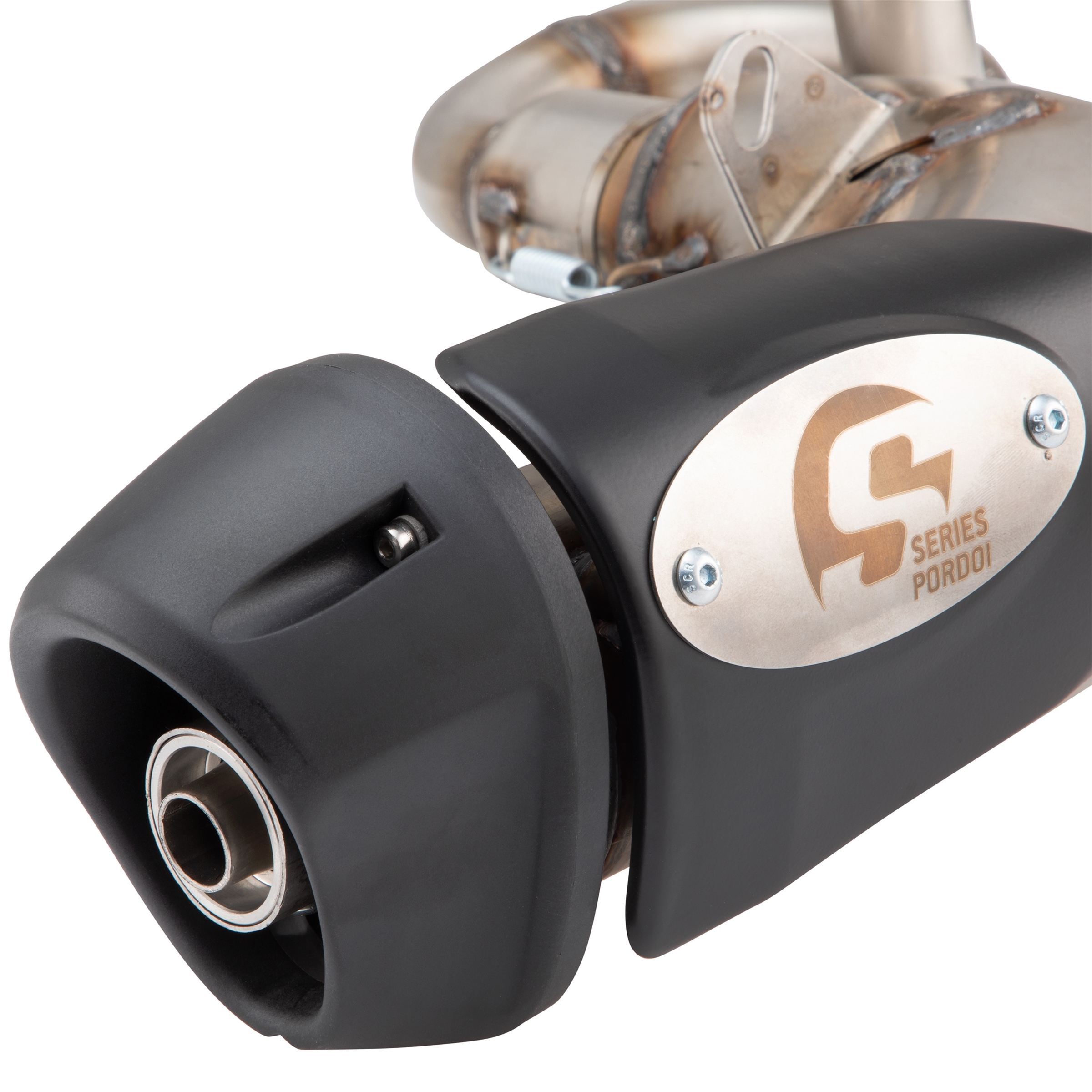 Rennauspuff für Vespa GTS/​GTS Super/​GTV/​GT 60 125-300ccm i.e., 4T, LC, Edelstahl