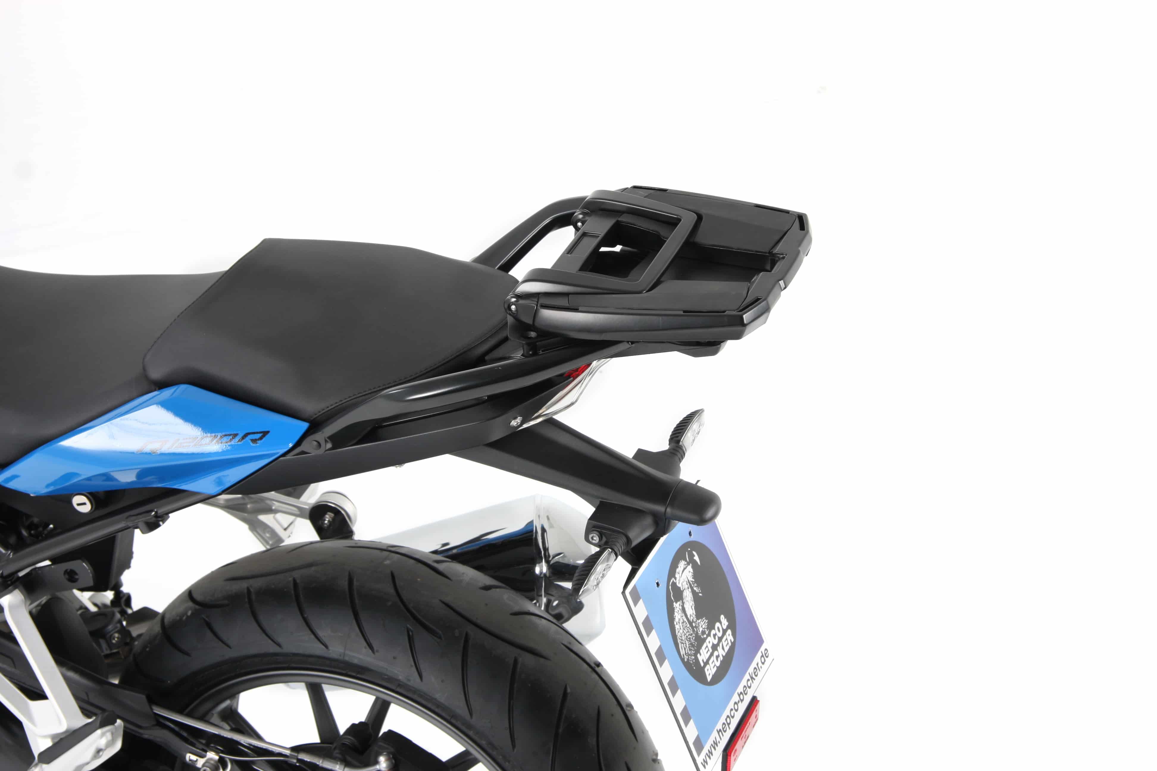 Easyrack Topcase-Träger schwarz für Original-Gepäckbrücke für BMW R 1250 R (19-) Hepco & Becker