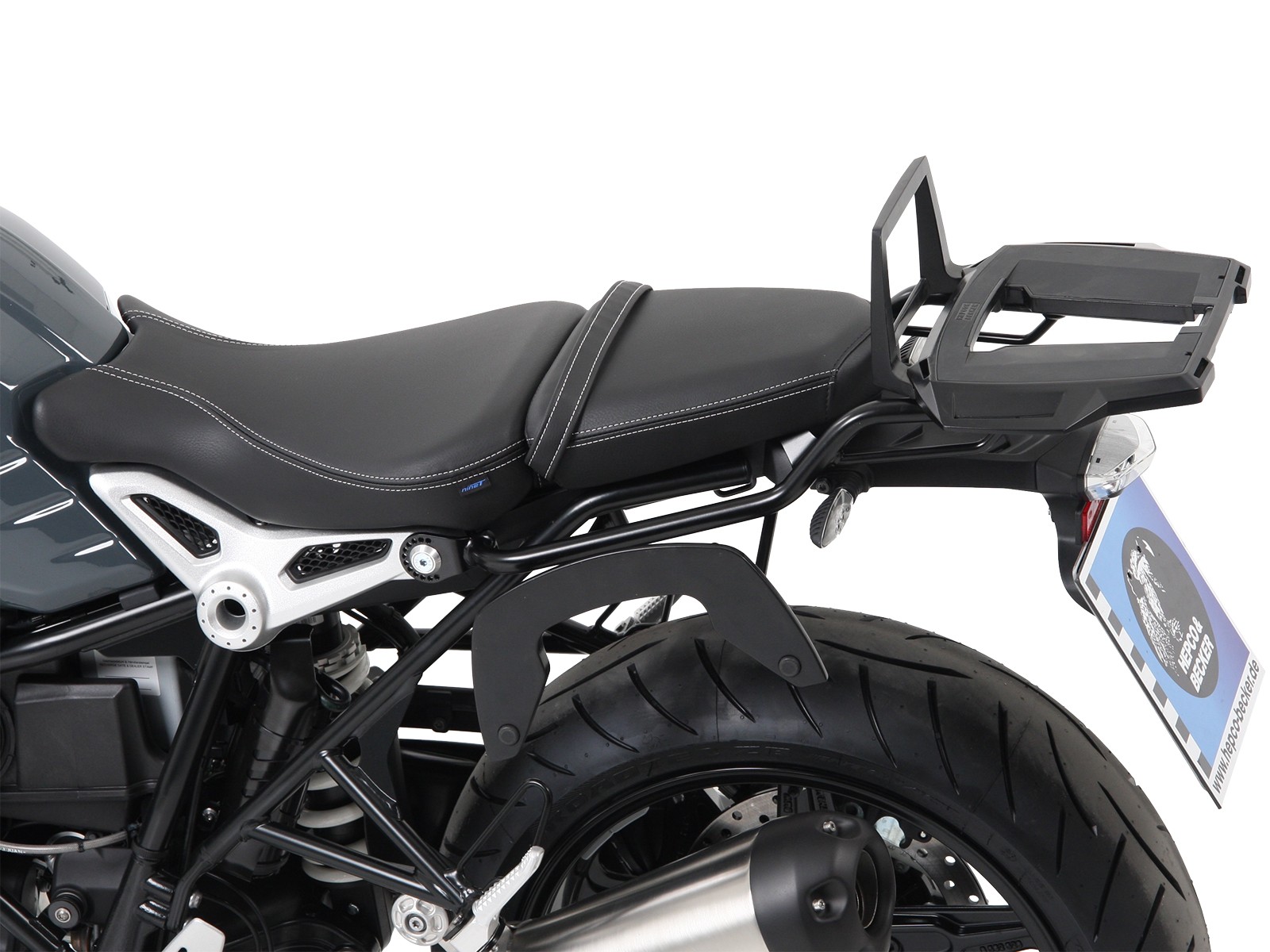 C-Bow Seitenträger schwarz für BMW R nineT Pure (17-23) Hepco & Becker