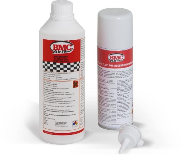 BMC Sport-Luftfilterreiniger Reinigungsset (200ml Filteröl-Spray & 500ml Reiniger - WA200-500)