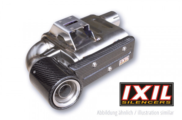 IXIL SX1 Komplettanlage mit Kat für Yamaha MT-09, Tracer 900/GT, XSR 900, Edelstahl, E-geprüft