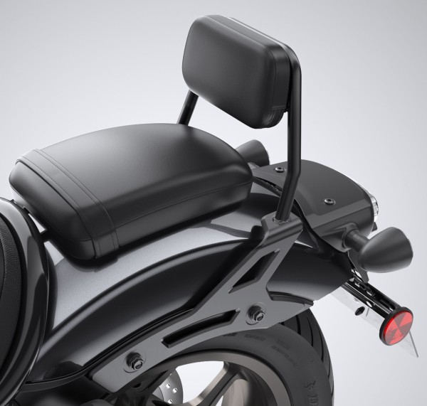 Rückenlehne schwarz für Honda CMX 1100 Rebel 2021-