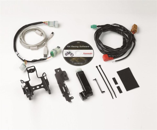 Wire, lead mode select plug. Green (Std. racetrack) KX450F 2015 Original Kawasaki