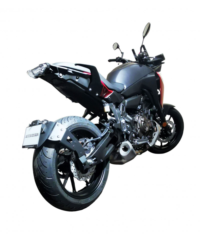 Kennzeichenhalter Hinterrad für Yamaha MT-07 Tracer in schwarz - ACCESS  DESIGN