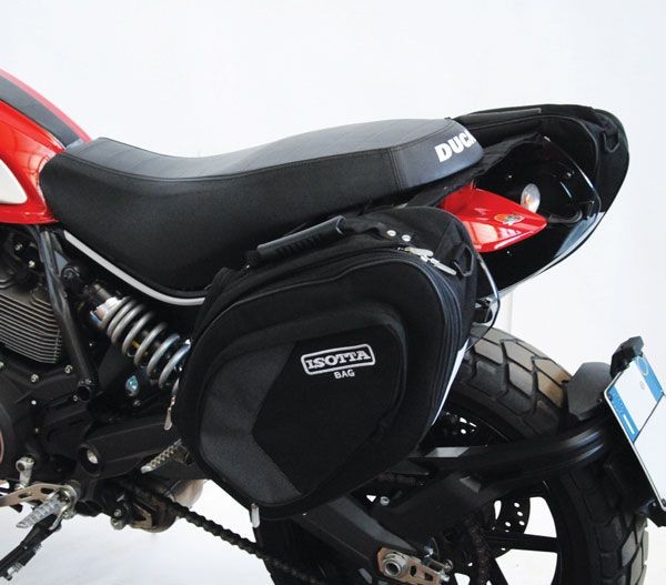 Seitentaschenhalterungen für Ducati Scrambler 800 (15-16), PMMA, Paar